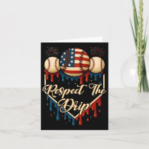 Sell Ice Cream Dripping 4th Of July Respect The Dr Card
