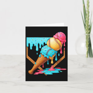 Sell Ice Cream Dripping Funny Sell Men Kids Boys 1 Card