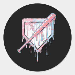 Sell Ice Cream Dripping Sell Home Plate Drip 8 Classic Round Sticker