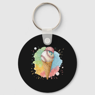Sell Ice Cream Watercolor Sell 3 Keychain