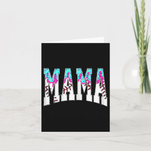 Sell Mama Coquette Bow Game Day Sell Mom Mother 7 Card