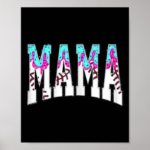 Sell Mama Coquette Bow Game Day Sell Mom Mother 7  Poster