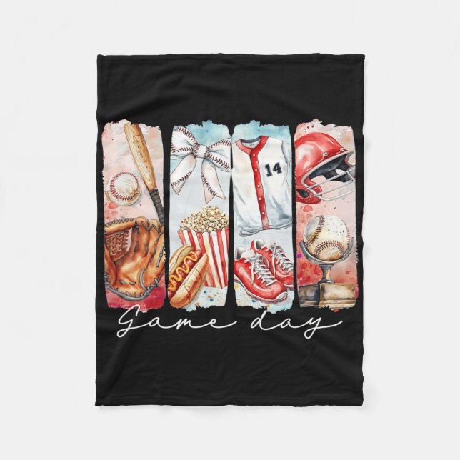 Sell Mama Coquette Bow Game Day Sell Mom Mother 8  Fleece Blanket (Front)