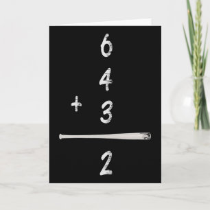 Sell Math 6 4 3 2 Double Play Cute Shirt Softll Ga Card