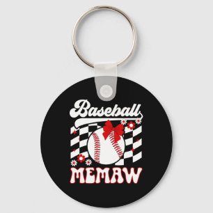 Sell Memaw Groovy Memaw Of A Sell Player Memaw Keychain