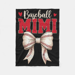Sell Mimi Coquette Bow Game Day Mothers Day  Fleece Blanket