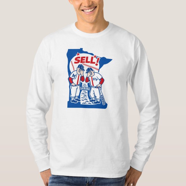Sell Minnesota Baseball Protest Shirt (Front)