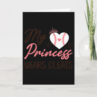 Sell Mom Dad My Princess Wears Cleats Card