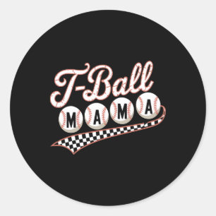 Sell Mom For Game Day Family Mothers Day T-ll Mama Classic Round Sticker