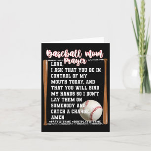 Sell Mom Prayer Game Day Softl Christian Religious Card