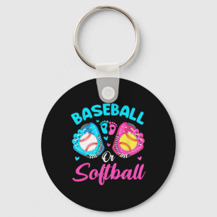 Sell Or Softll Pink Or Blue Gender Reveal Party Keychain