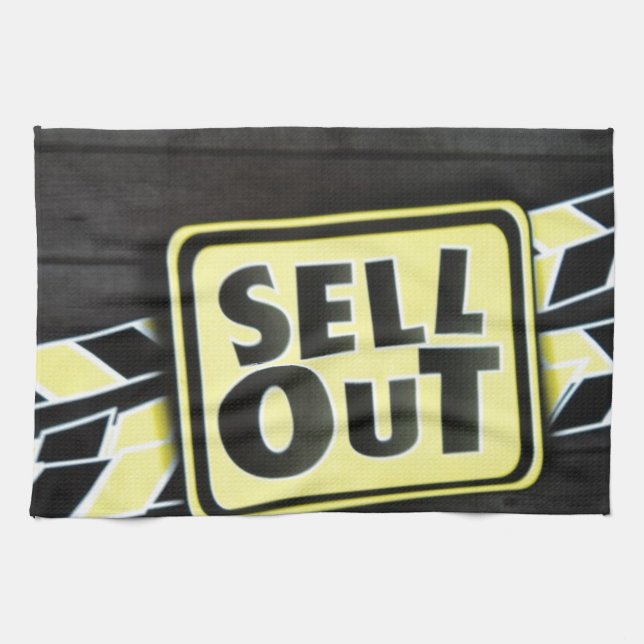 Sell Out Art Print Kitchen Towel (Horizontal)