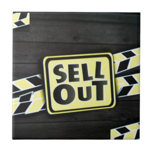 Sell Out Art Print Tile