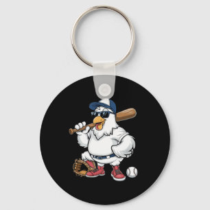 Sell Playing Chicken Funny Sports Design Keychain