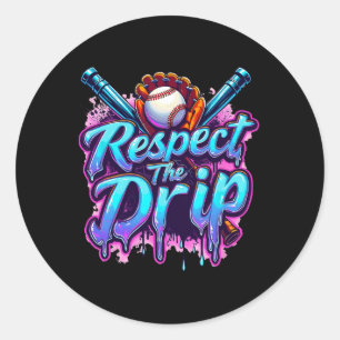 Sell Respect Drip Boys Ice Cream The Drip Youth  Classic Round Sticker