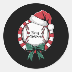Sell Santa Hat Christmas Holiday Design Classic Round Sticker