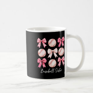 Sell Sister Coquette Bow Game Day Sell Mom Mother Coffee Mug