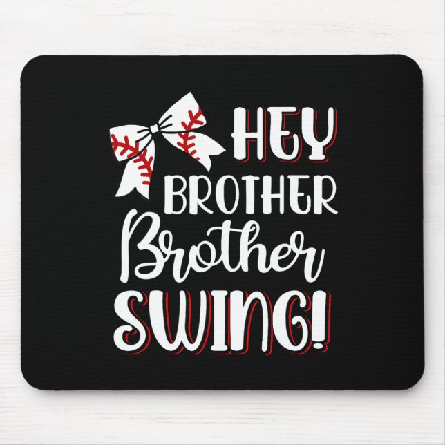 Sell Sister Hey Brother Brother Swing Sell Kids  Mouse Pad (Front)