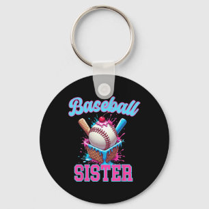 Sell Sister Ice Cream Drip Game Day Sell Women Gir Keychain