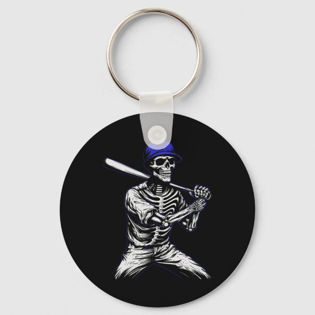 Sell Skeleton Halloween Sell Player  Keychain (Front)