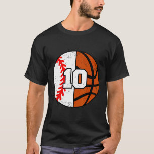 Sell Sketll Number 10 Jersey Funny 10th Birthday T-Shirt