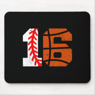 Sell Sketll Number 16 Jersey Funny 16th Birthday 1 Mouse Pad