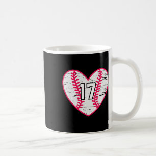 Sell Softll Heart Number #17 Sports Player Fan Jer Coffee Mug