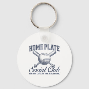 Sell Softll Mom Matching Home Plate Social Club Wo Keychain