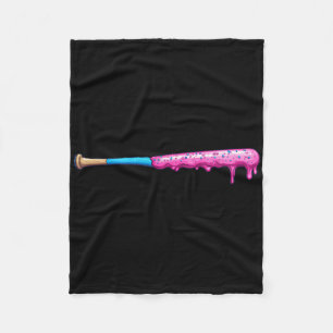 Sell Softll T With Pink Sprinkles Drip  Fleece Blanket