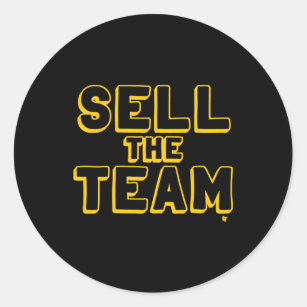 Sell The Team Oakland Baseball Classic Round Sticker