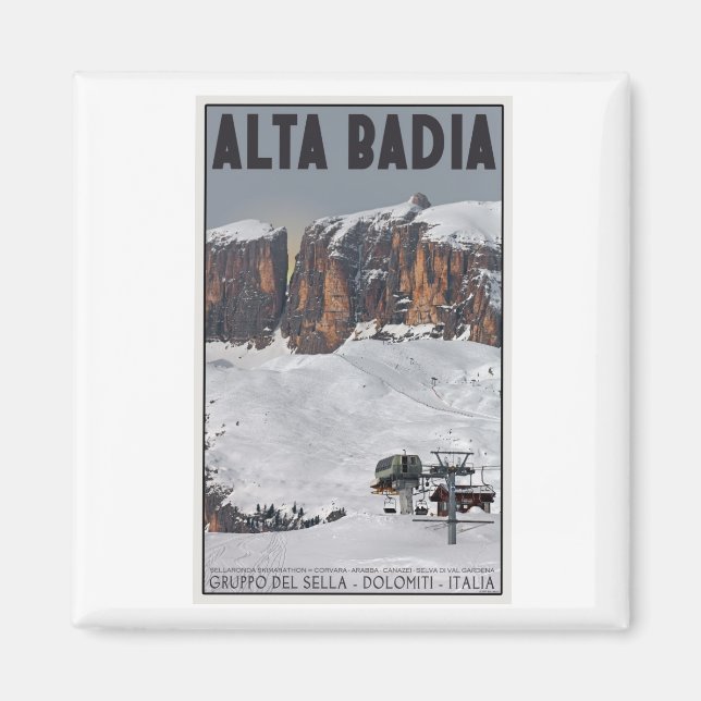 Sella Ronda - Alta Badia Magnet (Front)