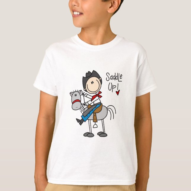 Sellez les T-shirts et les cadeaux de cowboy (Devant)