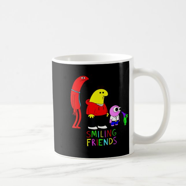Selling Smiling Friends All Smiling Illustration  Coffee Mug (Right)
