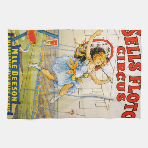 Sells Floto Circus Kitchen Towel