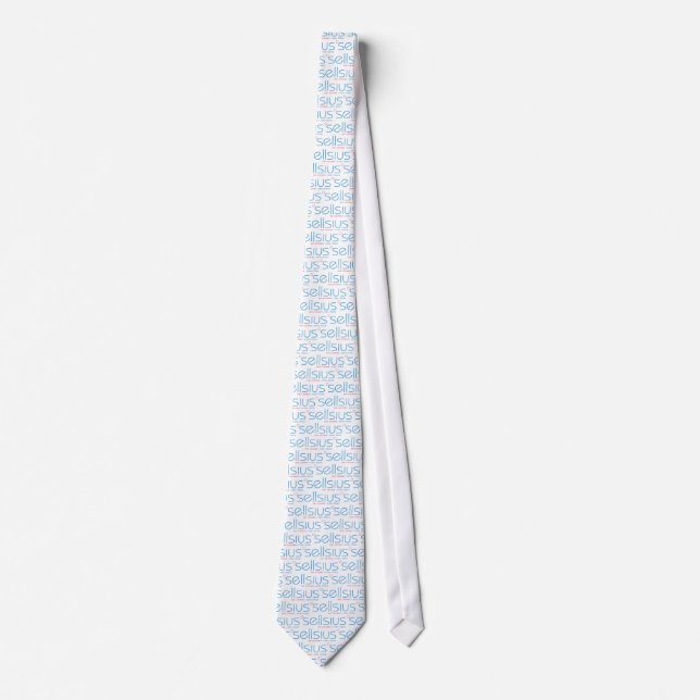 sellsius logo tie (Front)