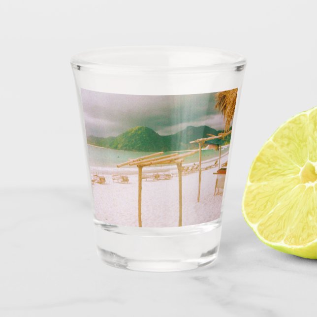 Selong Belanak Beach - Lombok - Indonesia Shot Glass (Front)
