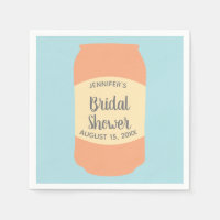 Seltzer Soda Can Personalized Bridal Shower Party