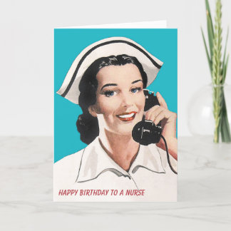 Semaine des infirmières Infirmière Vintage Carte a