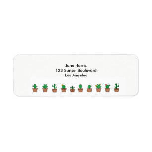 Sembler les étiquettes de adresse de retour de
