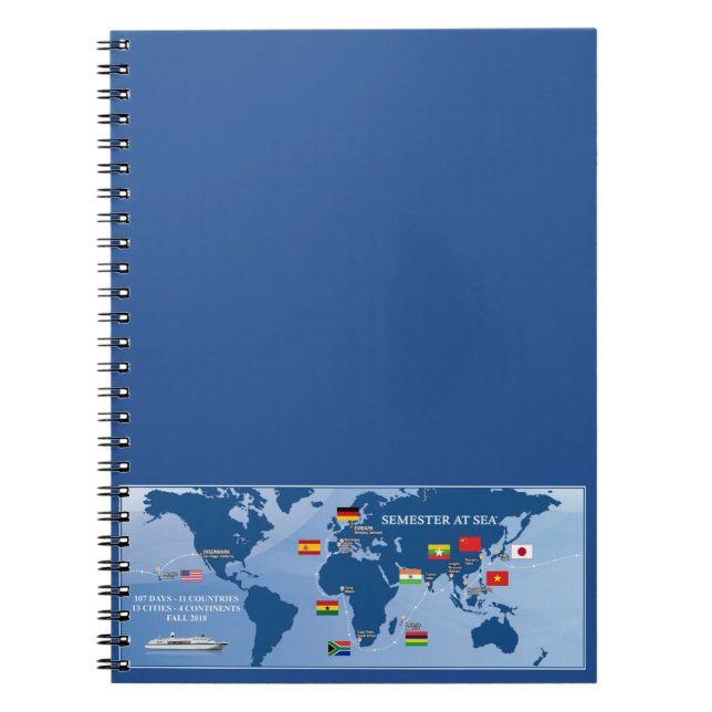 Semester At Sea Fall 2018 Notebook (Front)