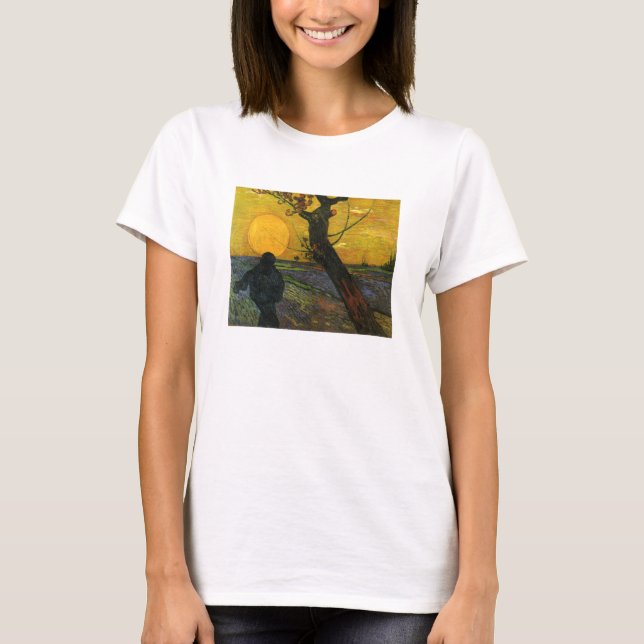 Semeur de Van Gogh avec le T-shirt de coucher de (Devant)