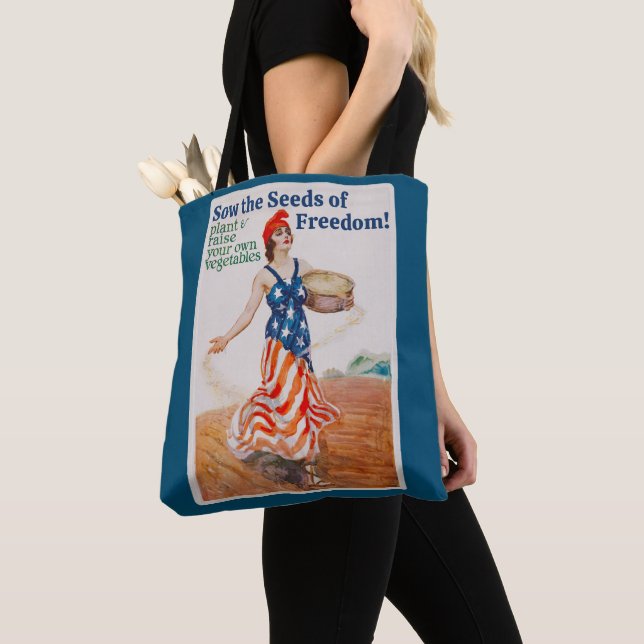 Semez les graines de la liberté ! Sac fourre-tout (De près)