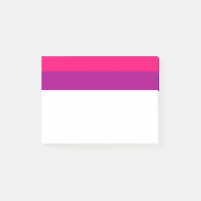 Semi Bisexual Pride Flag Post-it Notes (Front)