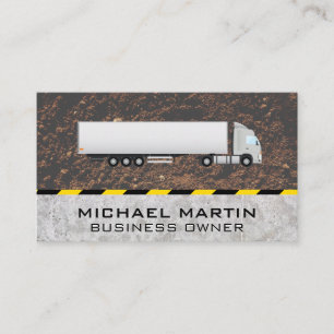 Semi-camion   Carte de visite de construction