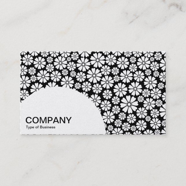Semi-circle Panel - 8 Petals - (Gold) Business Card (Front)