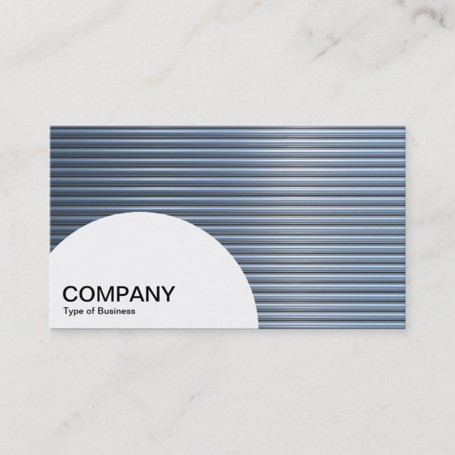 Semi-circle Panel - Chrome Tubes Business Card (Front)