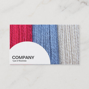 Semi-circle Panel - Darning Thread Business Card