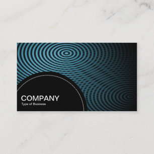 Semi-circle Panel (dots) - Blue Electric Pool 01 Business Card