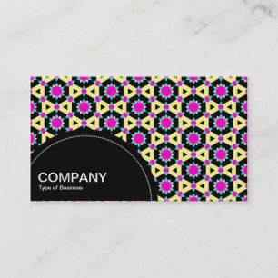 Semi-circle Panel (dots) - Geometric Pattern 020 Business Card