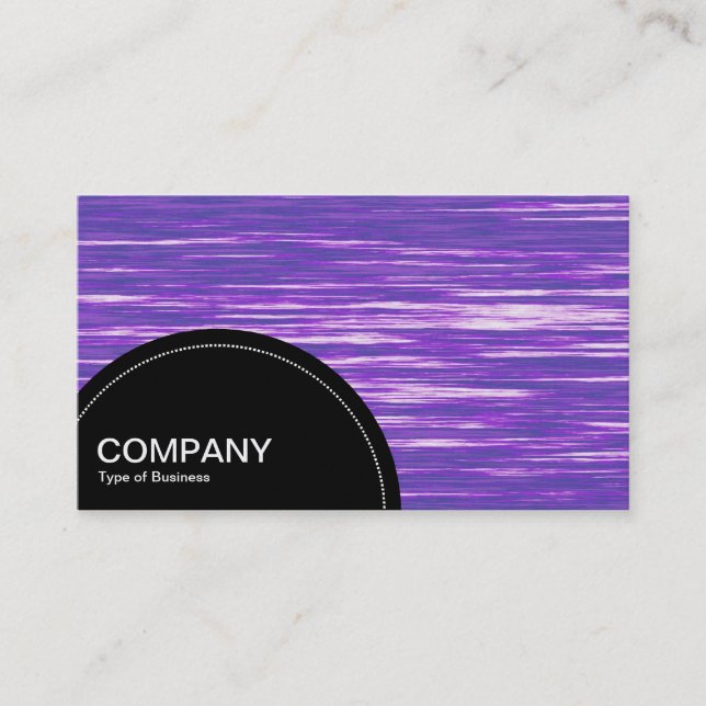 Semi-circle Panel (dots) - Interference (Gold) Business Card (Front)